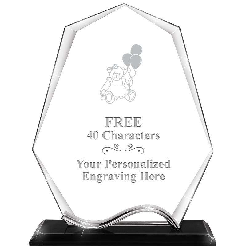 6.5"METAL WAVE PYRAMID CRYSTAL