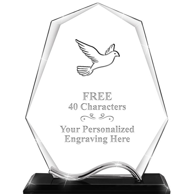 6.5"METAL WAVE PYRAMID CRYSTAL