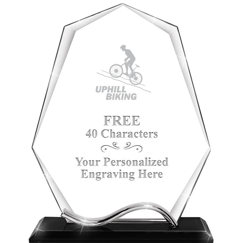 6.5"METAL WAVE PYRAMID CRYSTAL