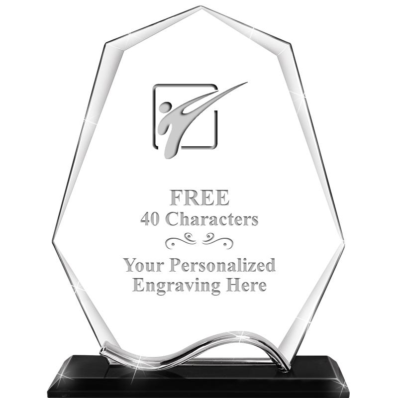 6.5"METAL WAVE PYRAMID CRYSTAL