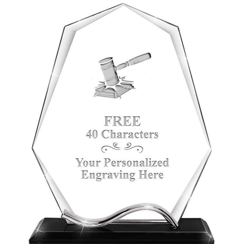 6.5"METAL WAVE PYRAMID CRYSTAL