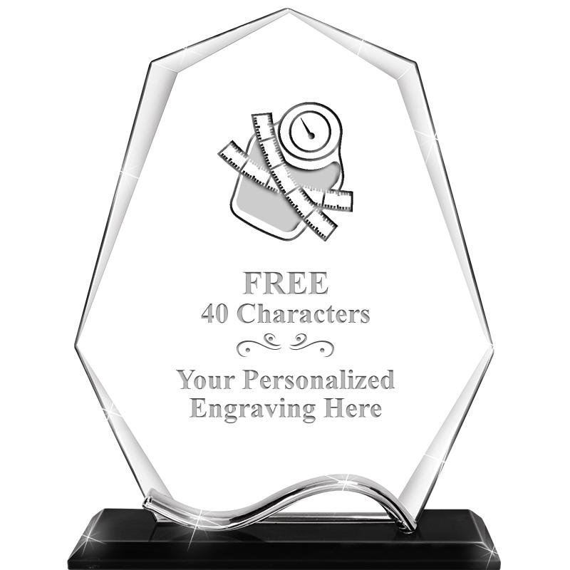 6.5"METAL WAVE PYRAMID CRYSTAL