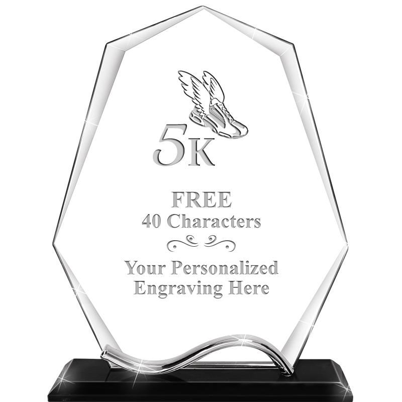 6.5"METAL WAVE PYRAMID CRYSTAL