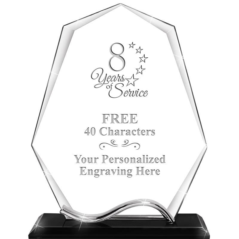 6.5"METAL WAVE PYRAMID CRYSTAL