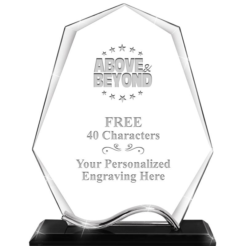 6.5"METAL WAVE PYRAMID CRYSTAL