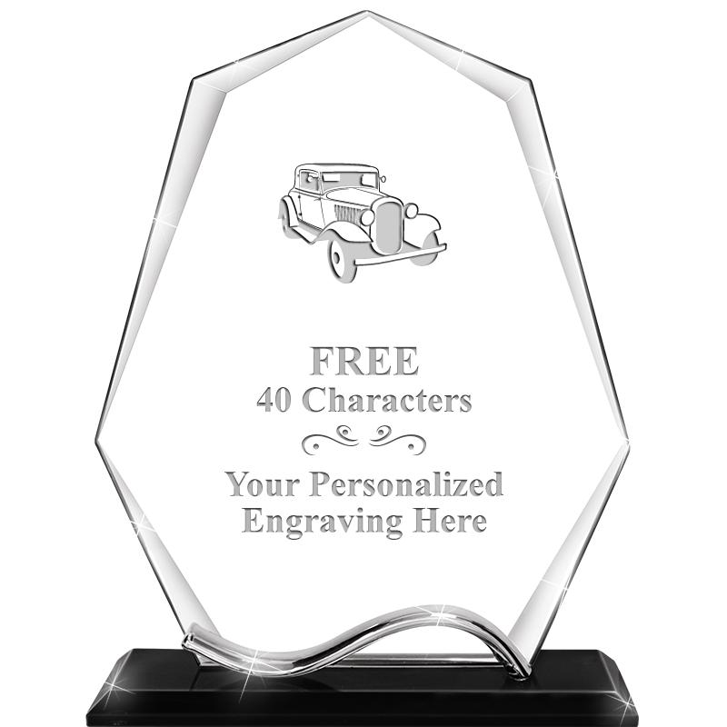 6.5"METAL WAVE PYRAMID CRYSTAL