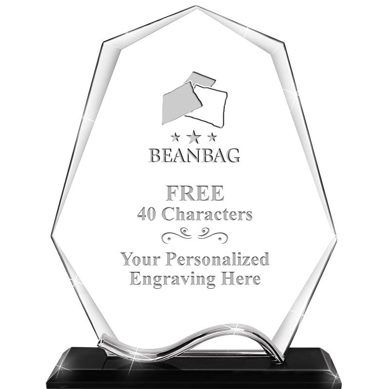 6.5"METAL WAVE PYRAMID CRYSTAL