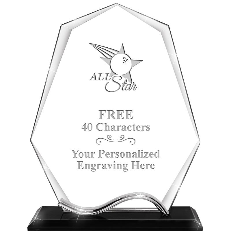 6.5"METAL WAVE PYRAMID CRYSTAL