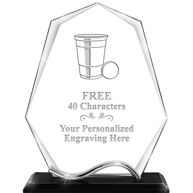 6.5"METAL WAVE PYRAMID CRYSTAL