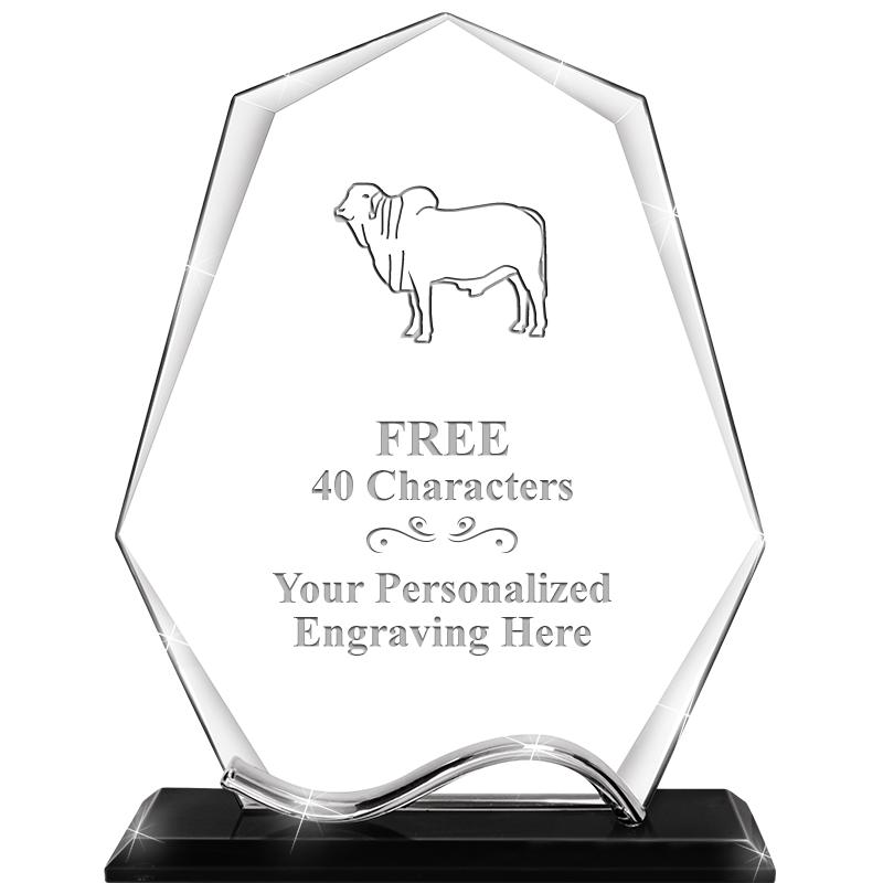 6.5"METAL WAVE PYRAMID CRYSTAL