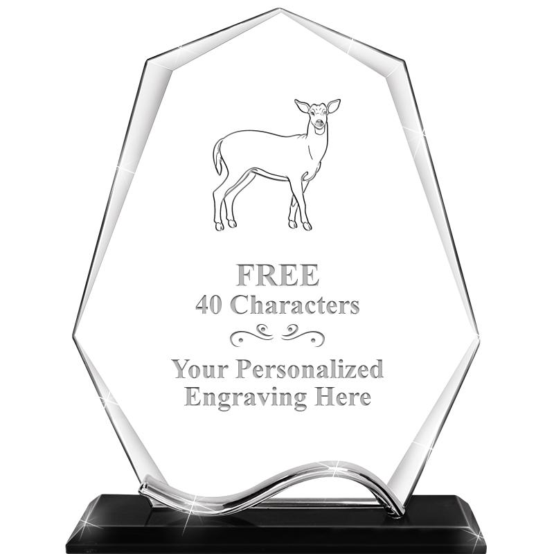 6.5"METAL WAVE PYRAMID CRYSTAL