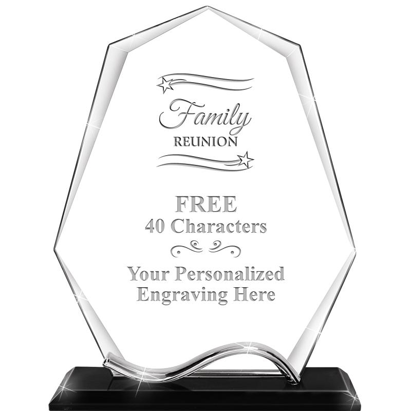 6.5"METAL WAVE PYRAMID CRYSTAL