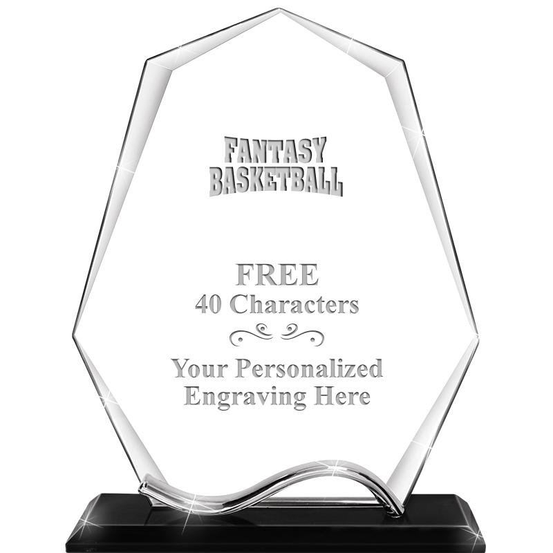 6.5"METAL WAVE PYRAMID CRYSTAL