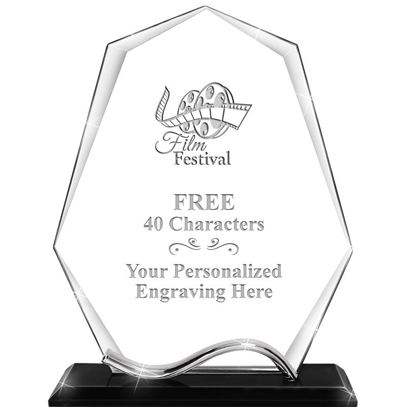 6.5"METAL WAVE PYRAMID CRYSTAL