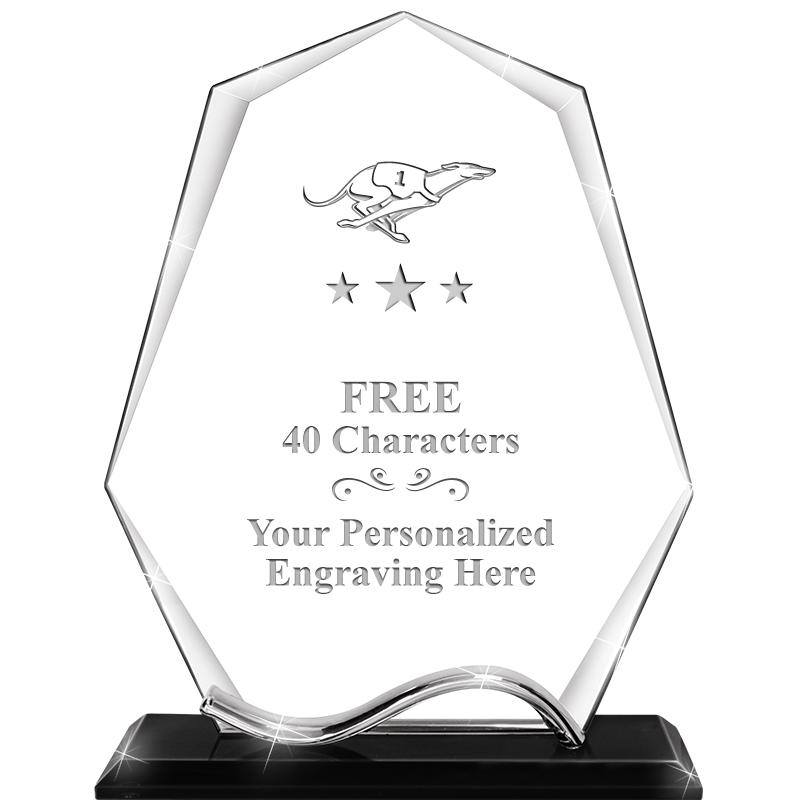 6.5"METAL WAVE PYRAMID CRYSTAL