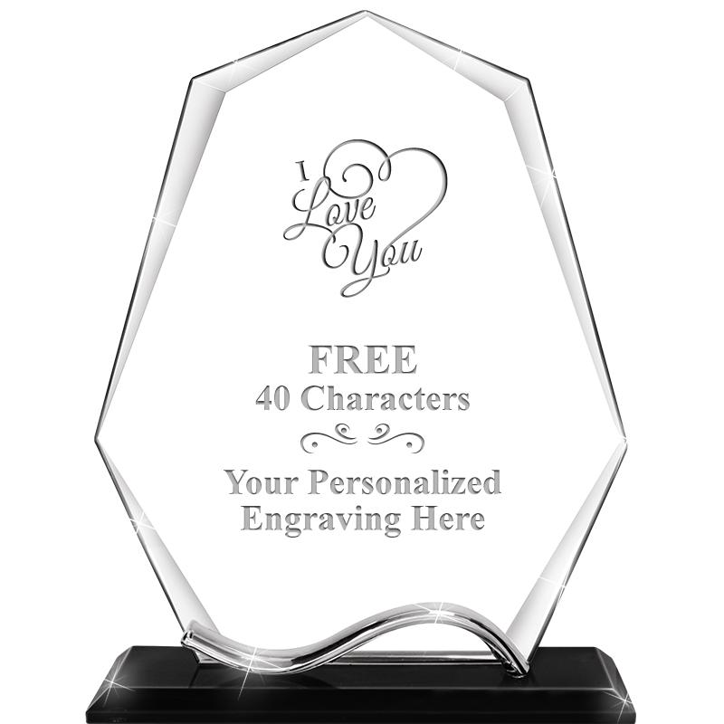 6.5"METAL WAVE PYRAMID CRYSTAL