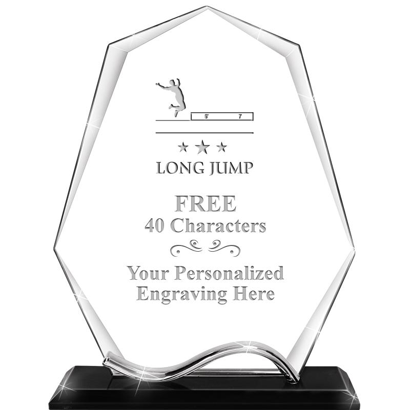 6.5"METAL WAVE PYRAMID CRYSTAL