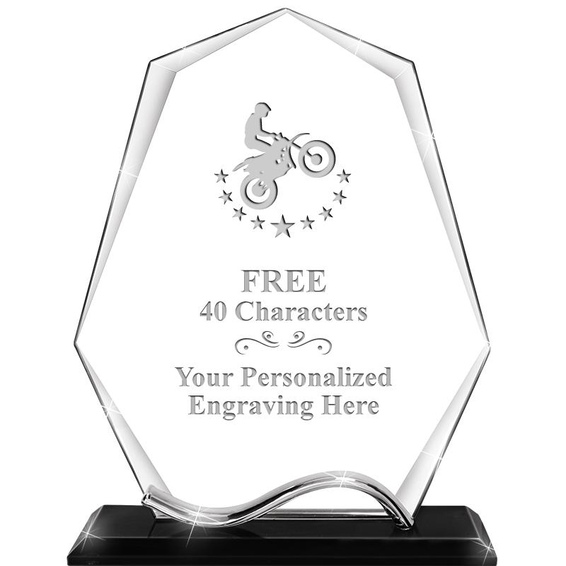 6.5"METAL WAVE PYRAMID CRYSTAL