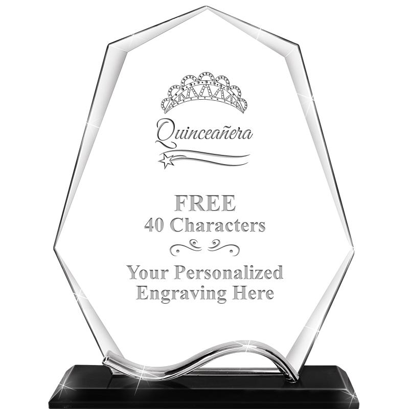 6.5"METAL WAVE PYRAMID CRYSTAL