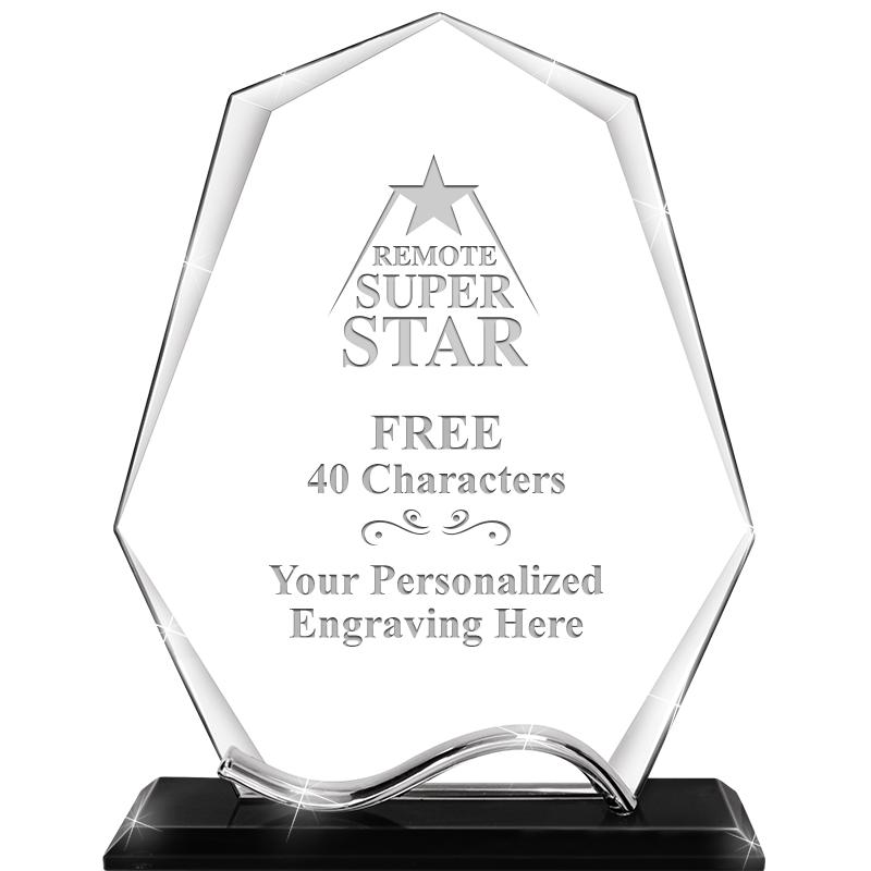 6.5"METAL WAVE PYRAMID CRYSTAL