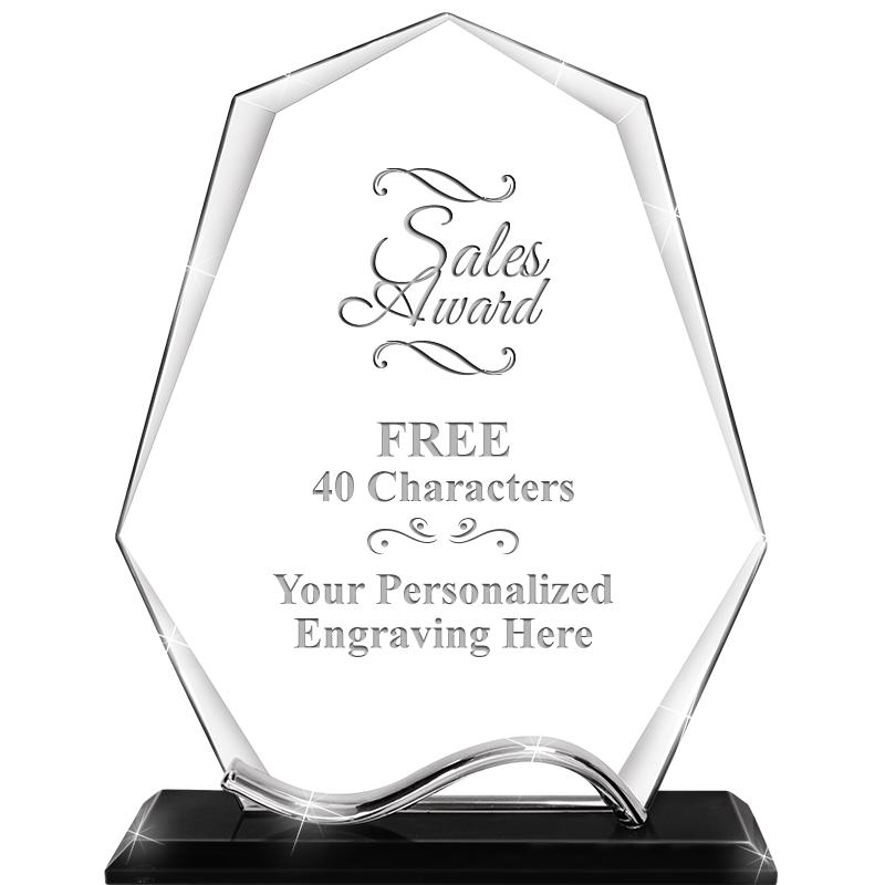 6.5"METAL WAVE PYRAMID CRYSTAL