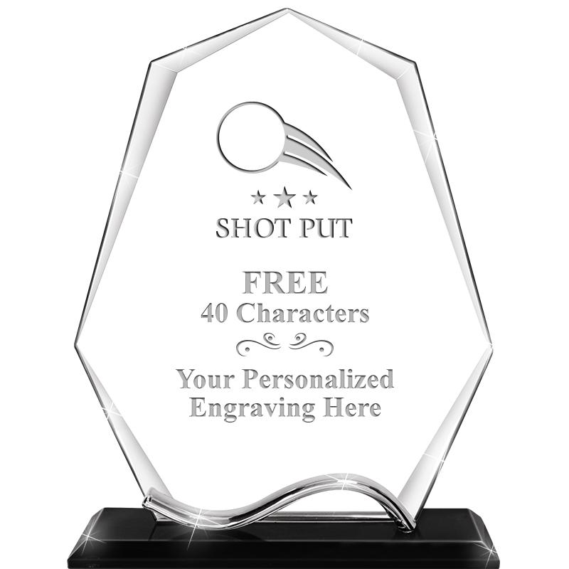 6.5"METAL WAVE PYRAMID CRYSTAL