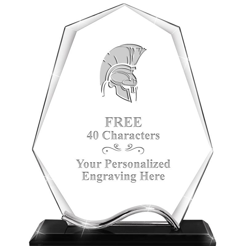 6.5"METAL WAVE PYRAMID CRYSTAL