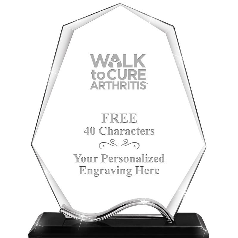 6.5"METAL WAVE PYRAMID CRYSTAL