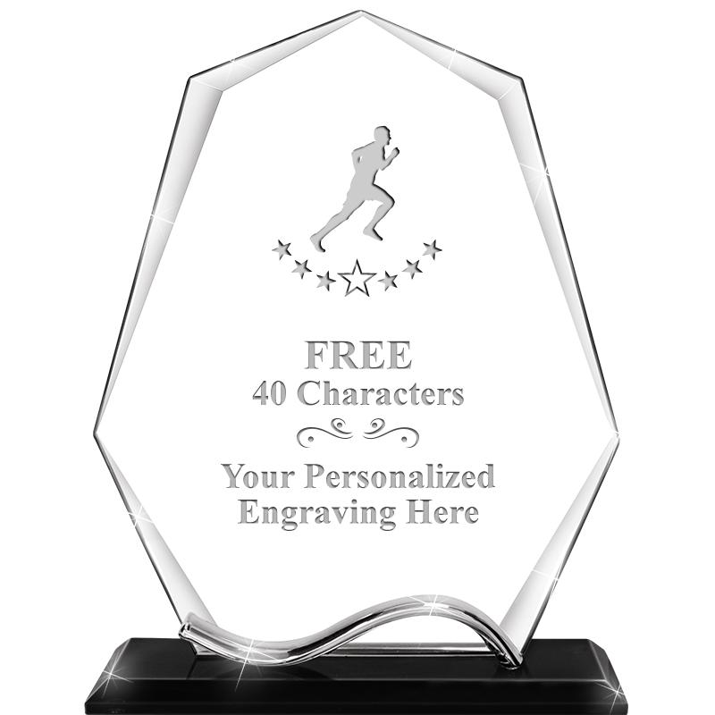 6.5"METAL WAVE PYRAMID CRYSTAL