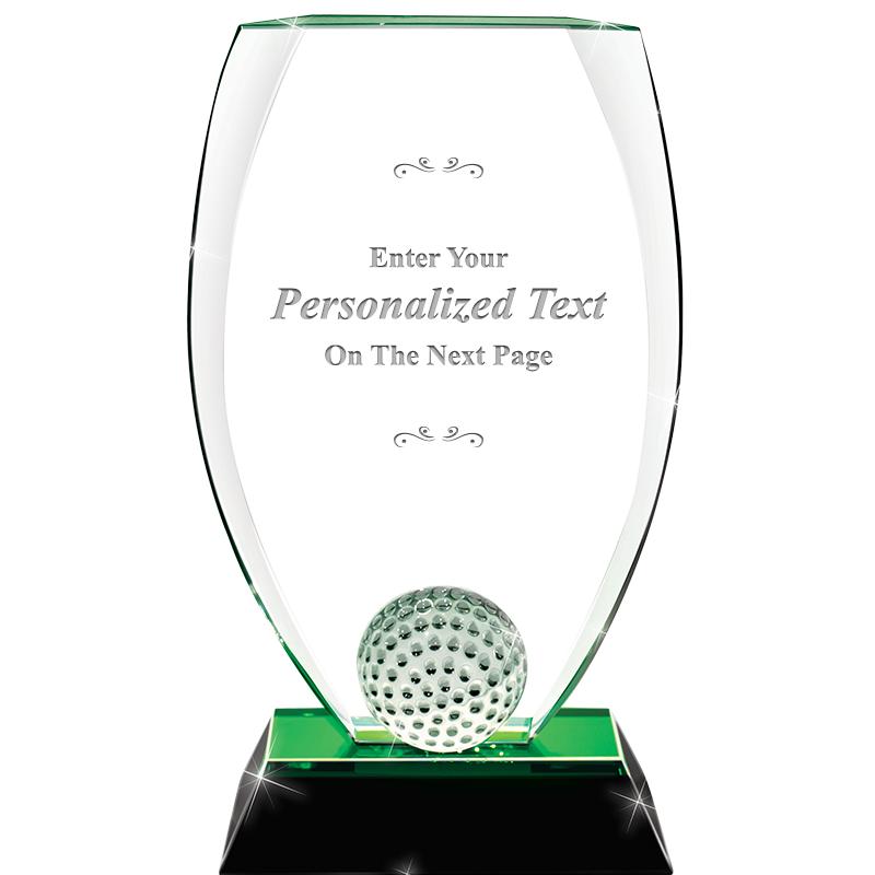 9.5" NASSAU GOLF CRYSTAL