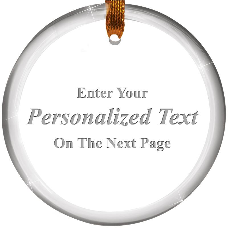 ROUND CRYSTAL ORNAMENT