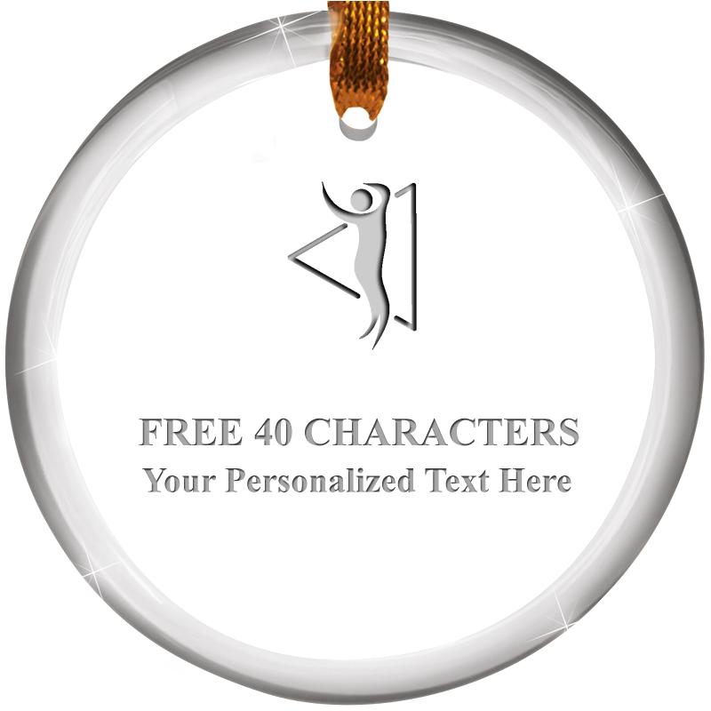 ROUND CRYSTAL ORNAMENT