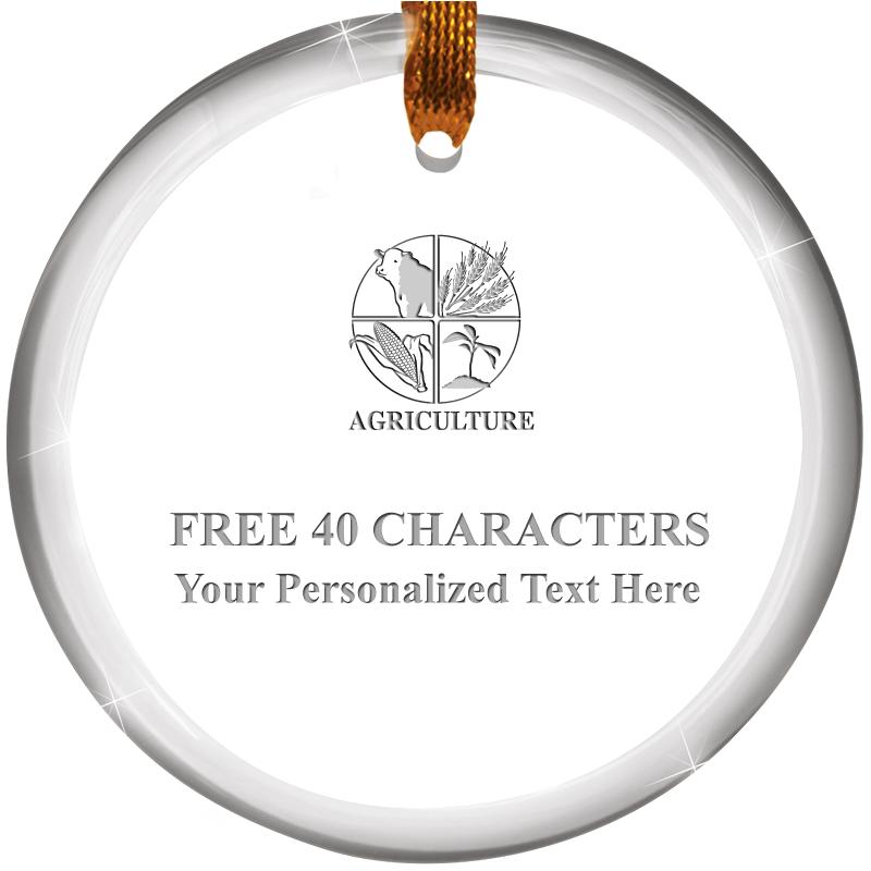 ROUND CRYSTAL ORNAMENT