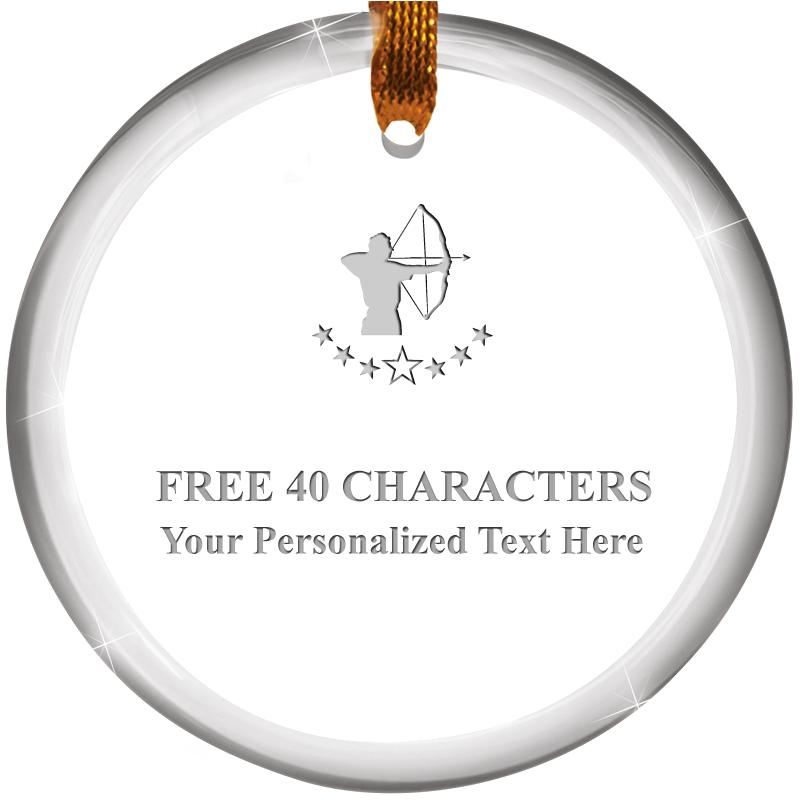 ROUND CRYSTAL ORNAMENT