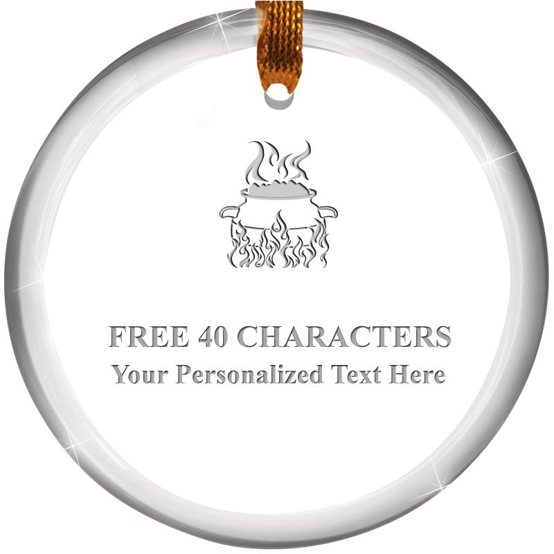 ROUND CRYSTAL ORNAMENT