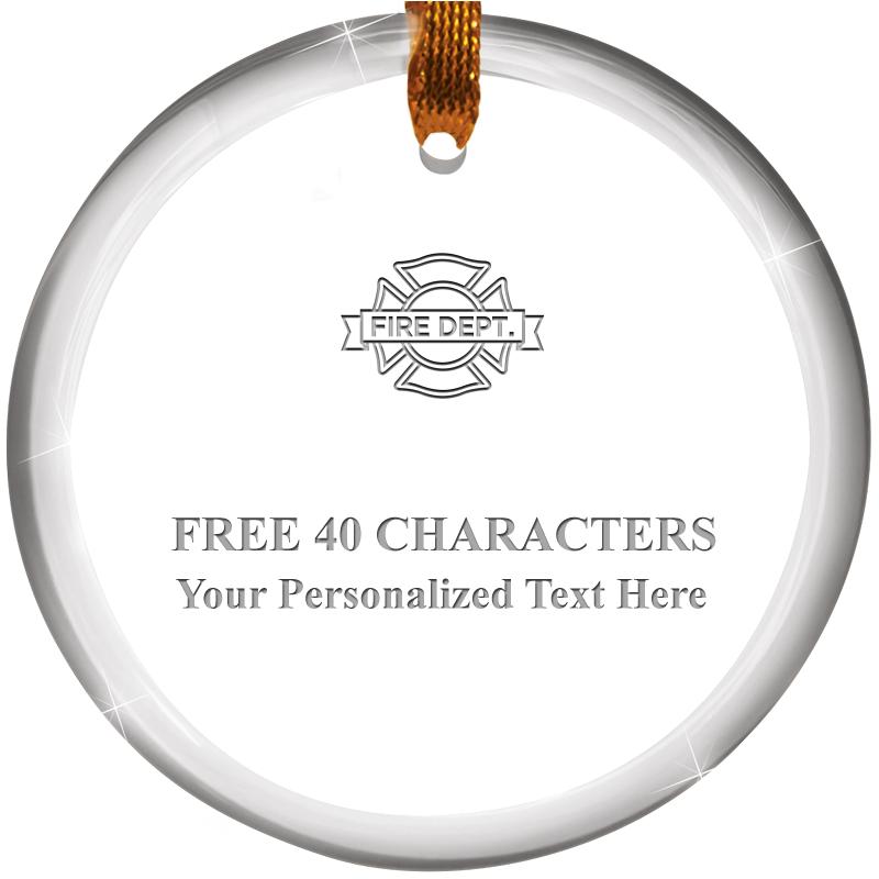 ROUND CRYSTAL ORNAMENT