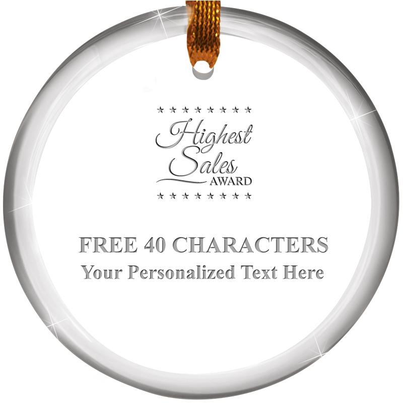 ROUND CRYSTAL ORNAMENT