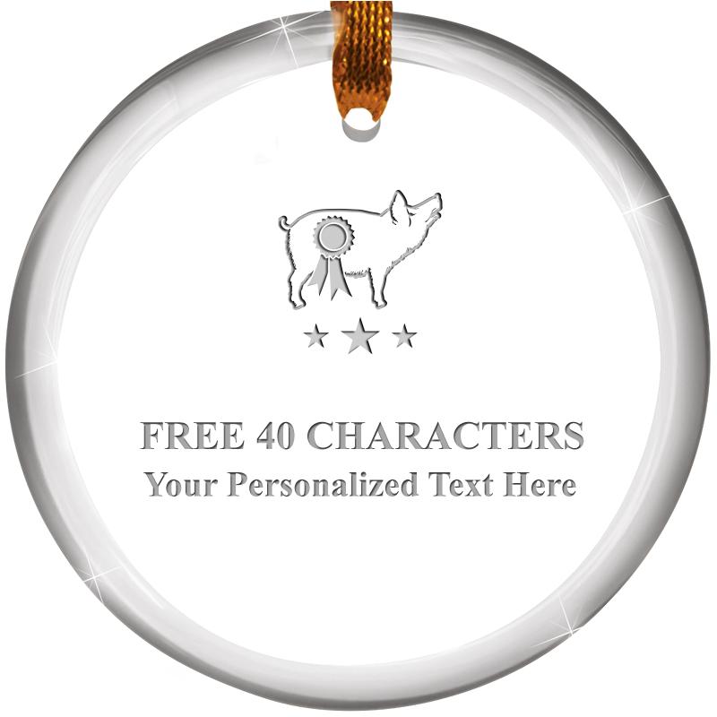 ROUND CRYSTAL ORNAMENT