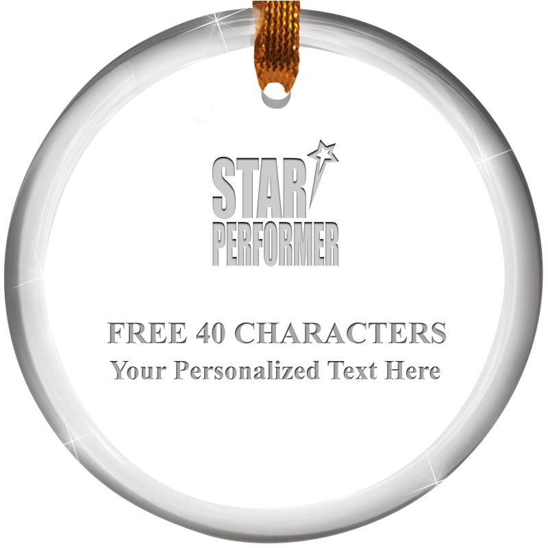 ROUND CRYSTAL ORNAMENT