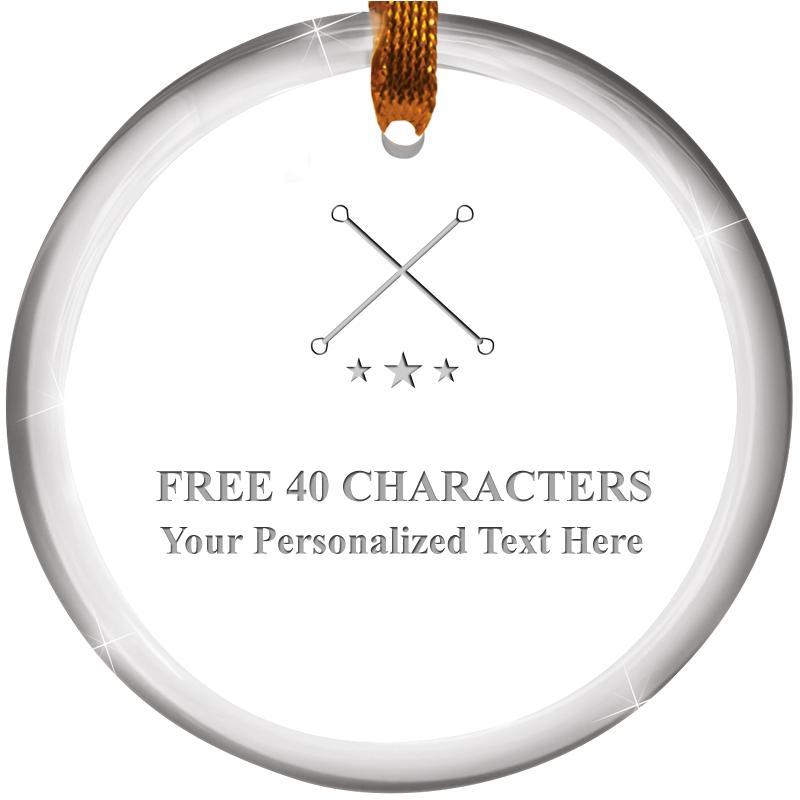 ROUND CRYSTAL ORNAMENT