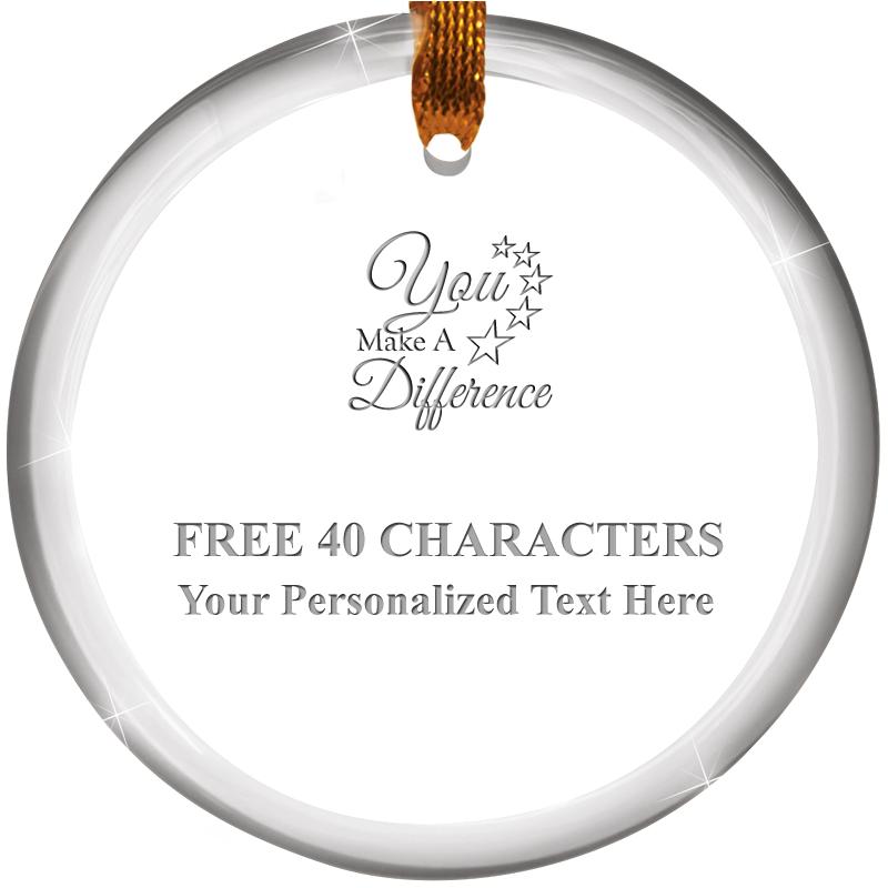 ROUND CRYSTAL ORNAMENT