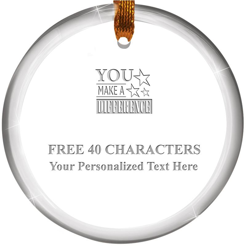 ROUND CRYSTAL ORNAMENT