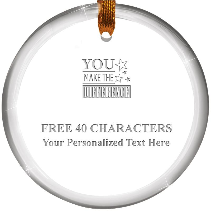 ROUND CRYSTAL ORNAMENT