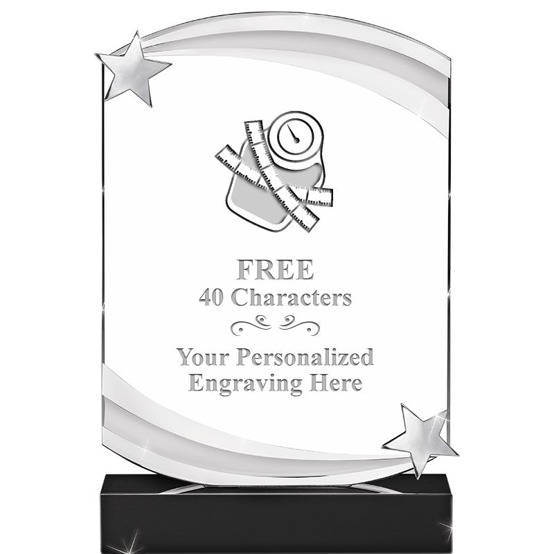 7" NEBULA STAR CRYSTAL AWARD