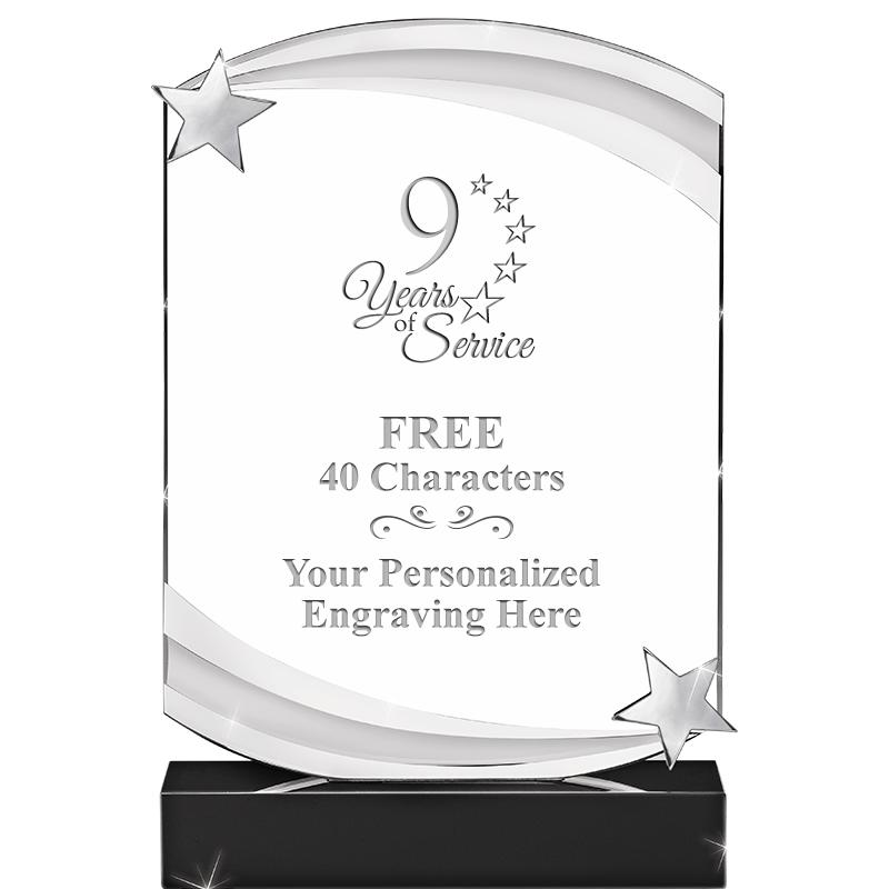 7" NEBULA STAR CRYSTAL AWARD