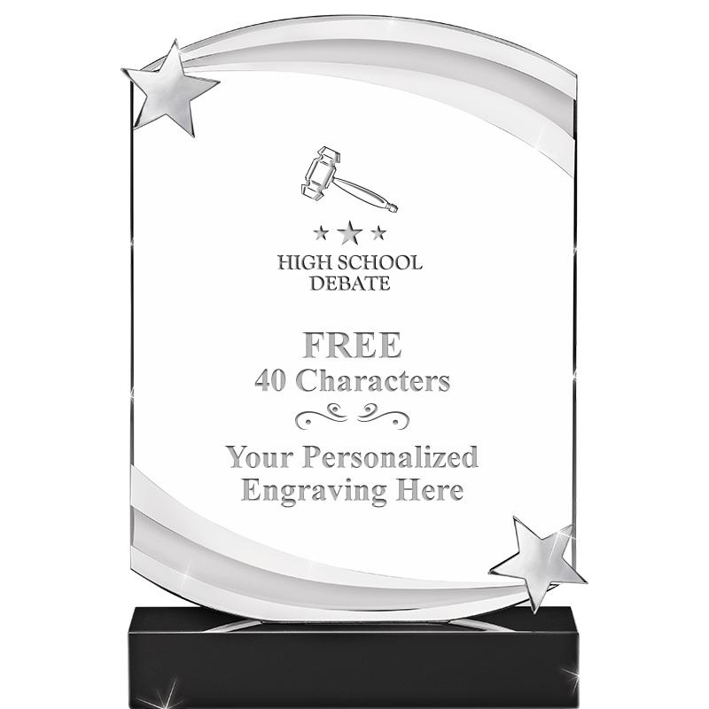 7" NEBULA STAR CRYSTAL AWARD