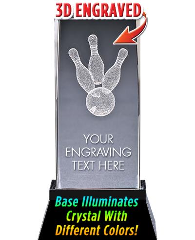 BOWL LASER CUT CRYSTAL AWARD