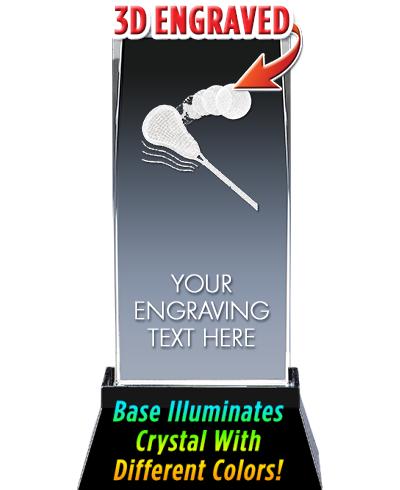 LACROSSE LASER CUT CRYSTAL AWA