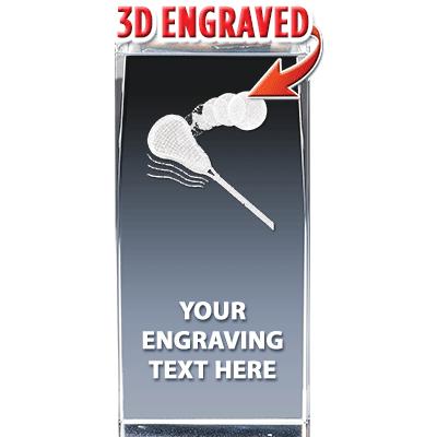 LACROSSE LASER CUT CRYSTAL AWA