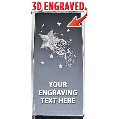 STAR LASER CUT CRYSTAL AWARD